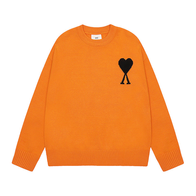 Sableau Heart Knit Sweater
