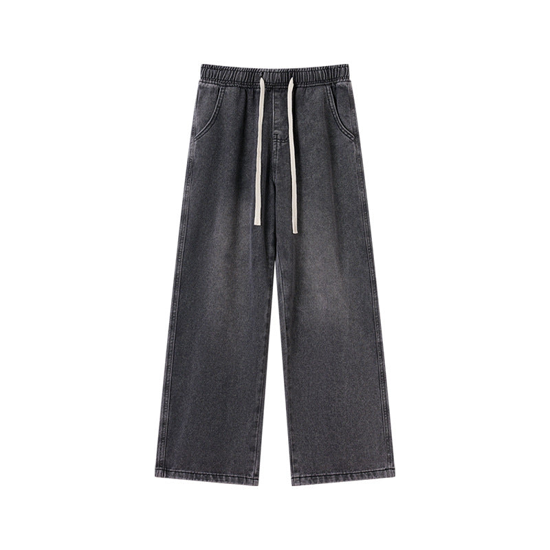 Sableau Bergen Wide-Leg Jeans - Smoke Grey, front