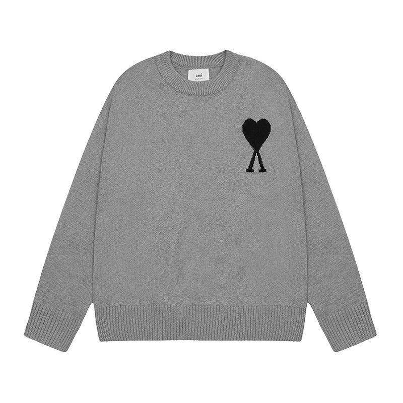 Sableau Heart Knit Sweater