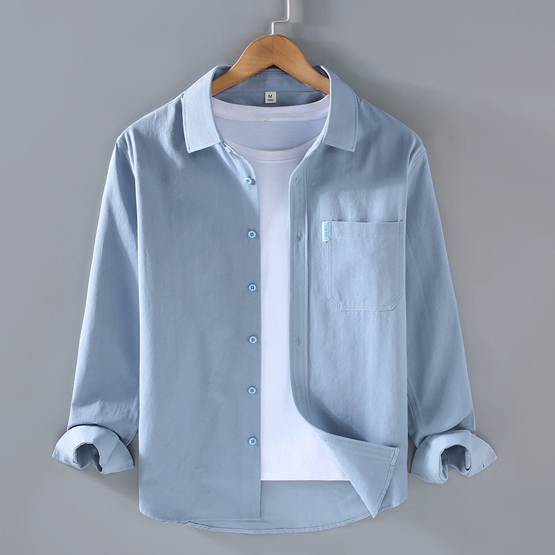 Sableau Workwear Overshirt - Fog Blue