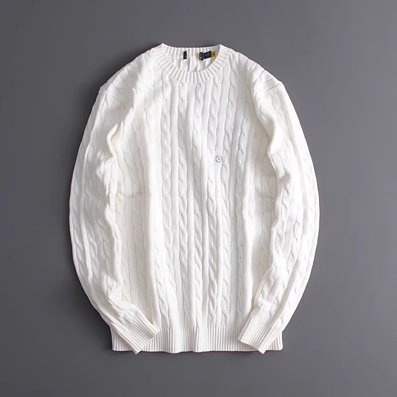 Sableau RL Cable Knit - White