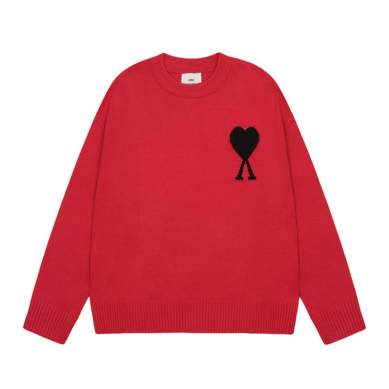 Sableau Heart Knit Sweater
