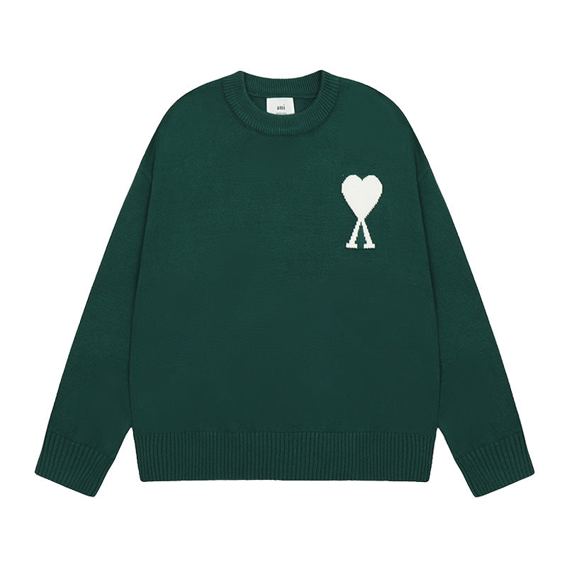 Sableau Heart Knit Sweater