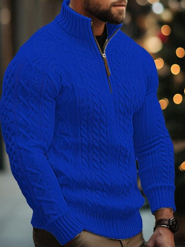 Sableau Cable Half-Zip Knit