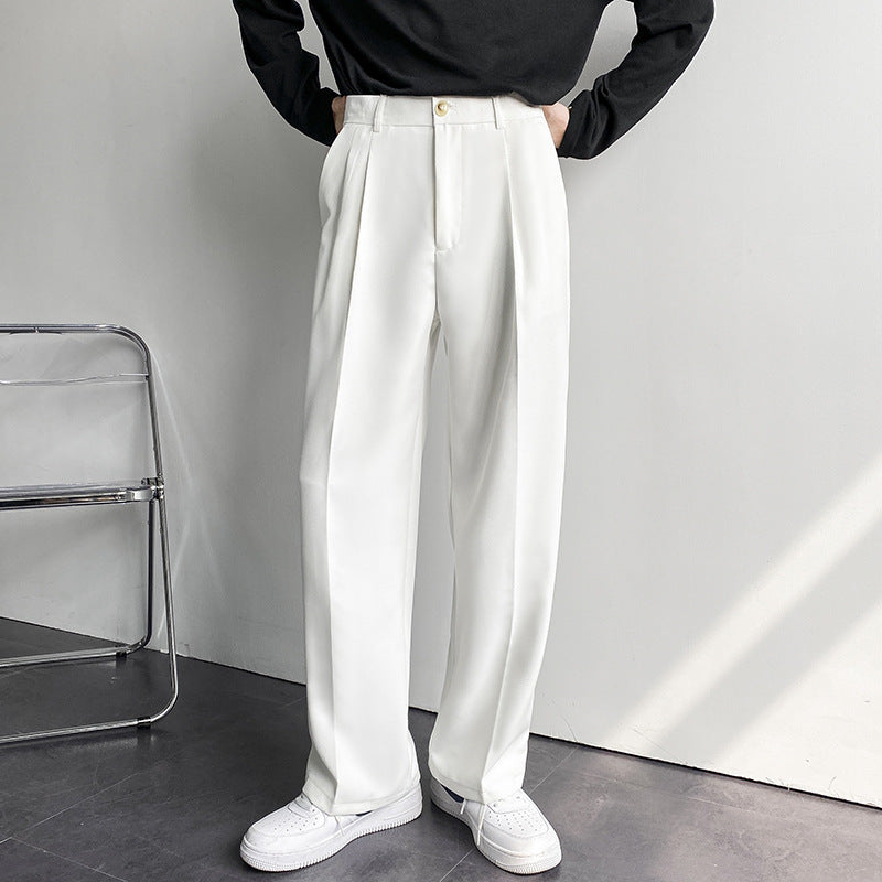Sableau Ostermalm Pleated Trousers - Off-White, worn