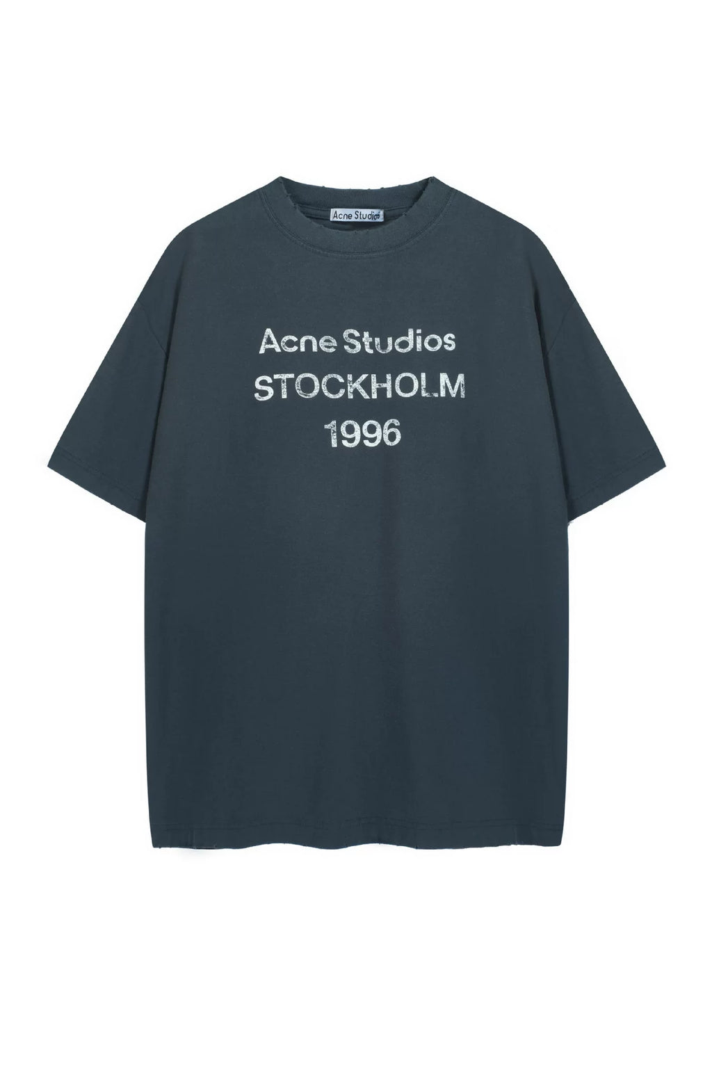 Sableau AS Washed Tee in Washed Navy, oversized cotton t-shirt