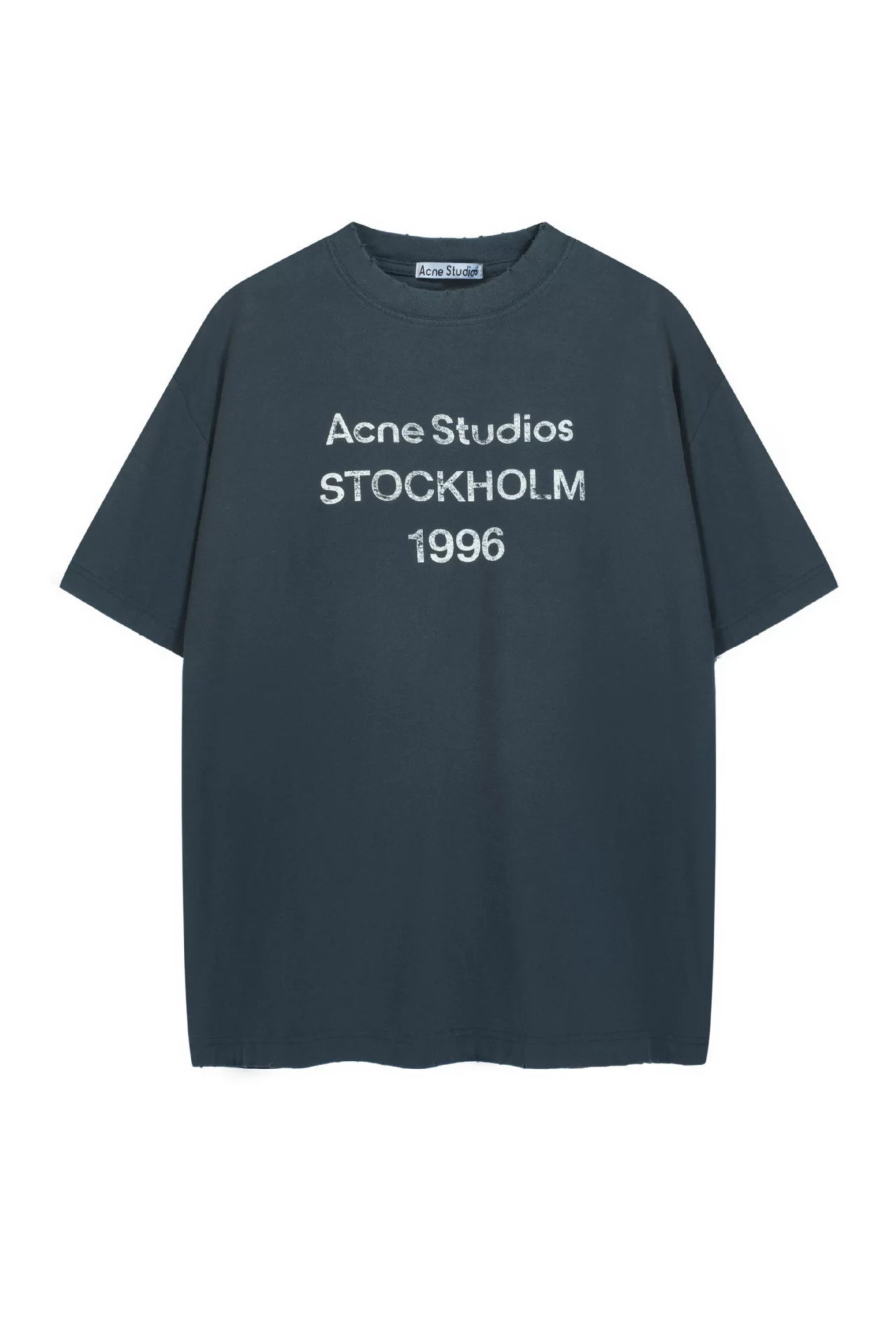 Sableau AS Washed Tee in Washed Navy, oversized cotton t-shirt