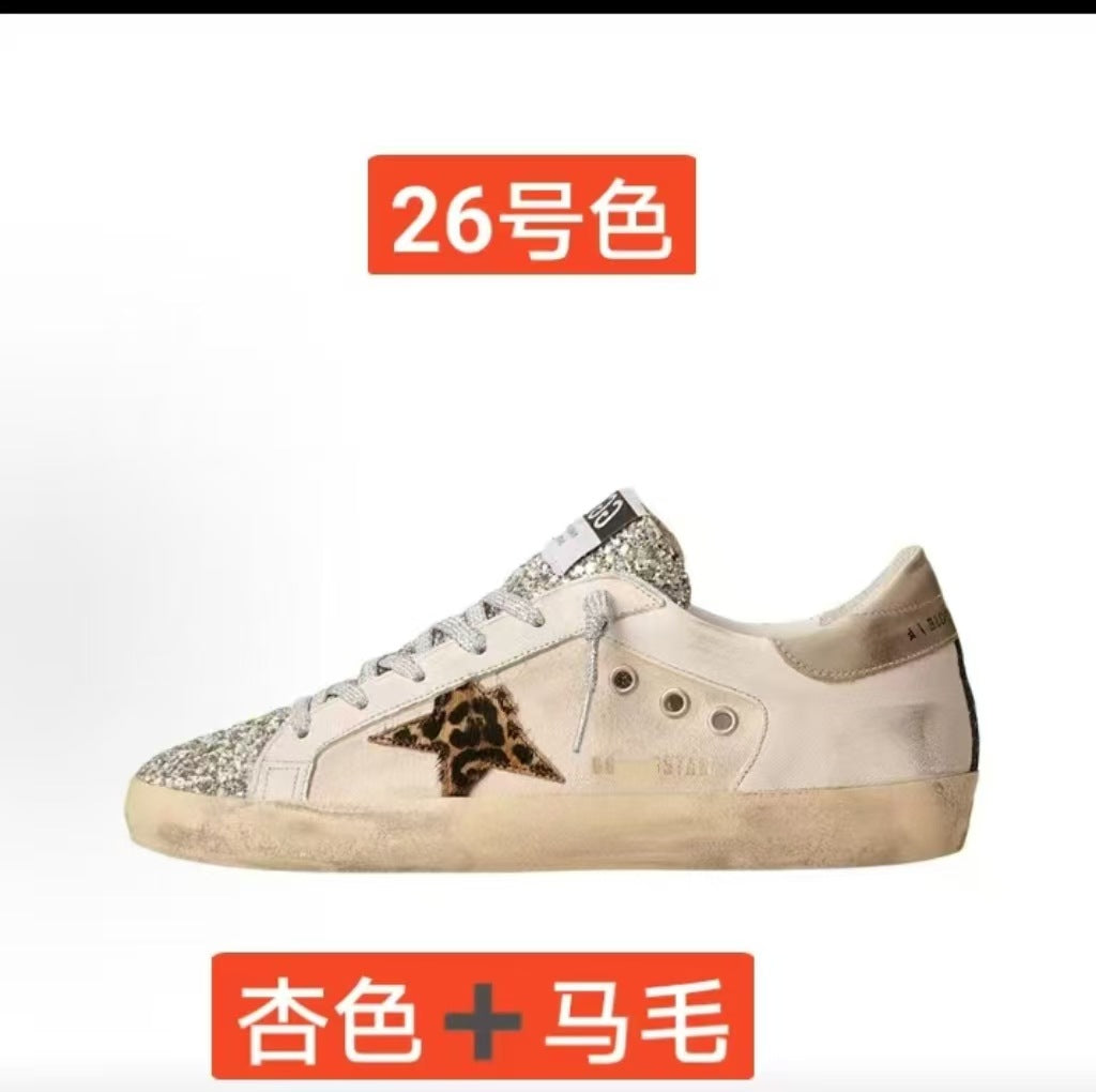 Distressed Star Sneakers