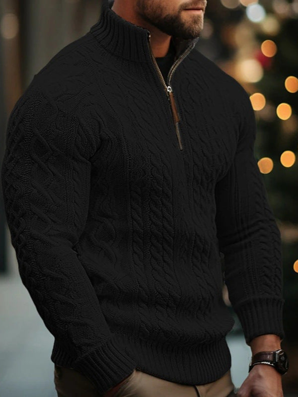 Sableau Cable Half-Zip Knit