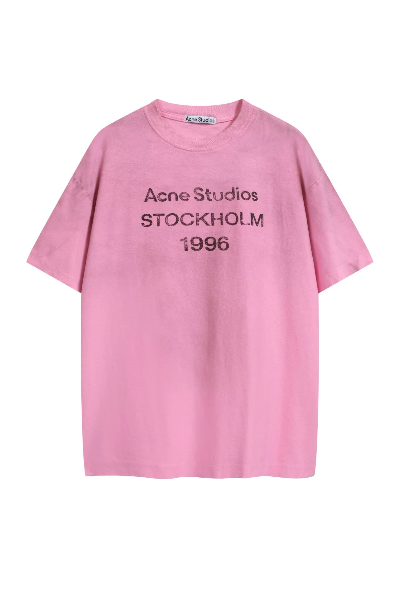 Sableau AS Washed Tee in Washed Pink, oversized cotton t-shirt