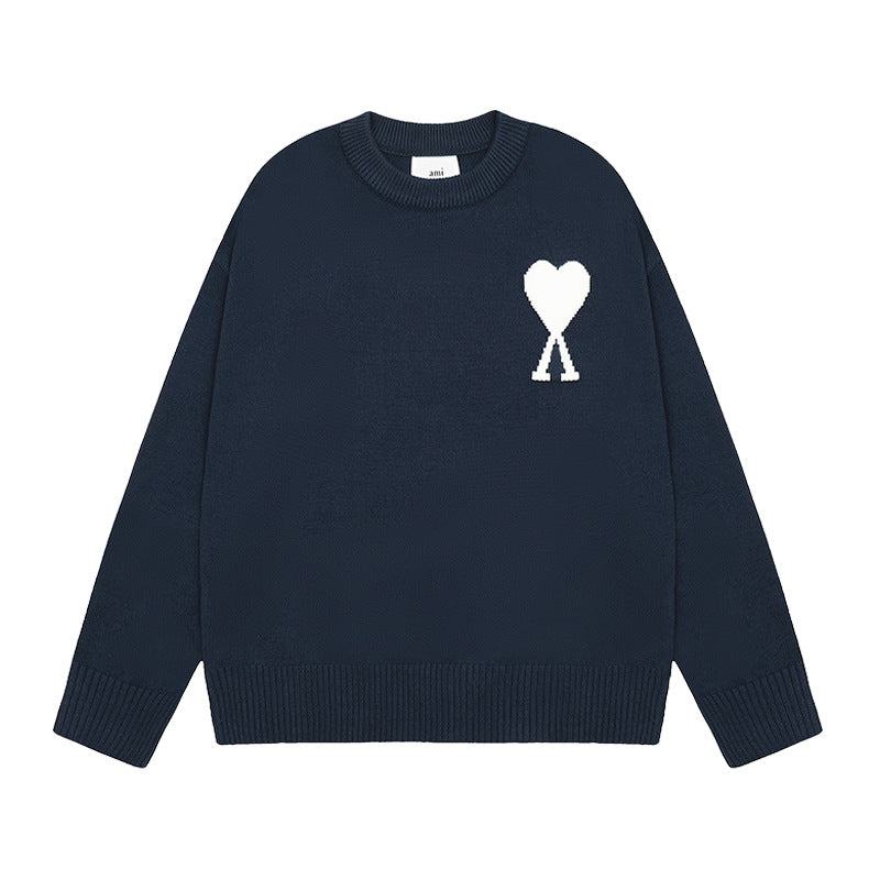 Sableau Heart Knit Sweater