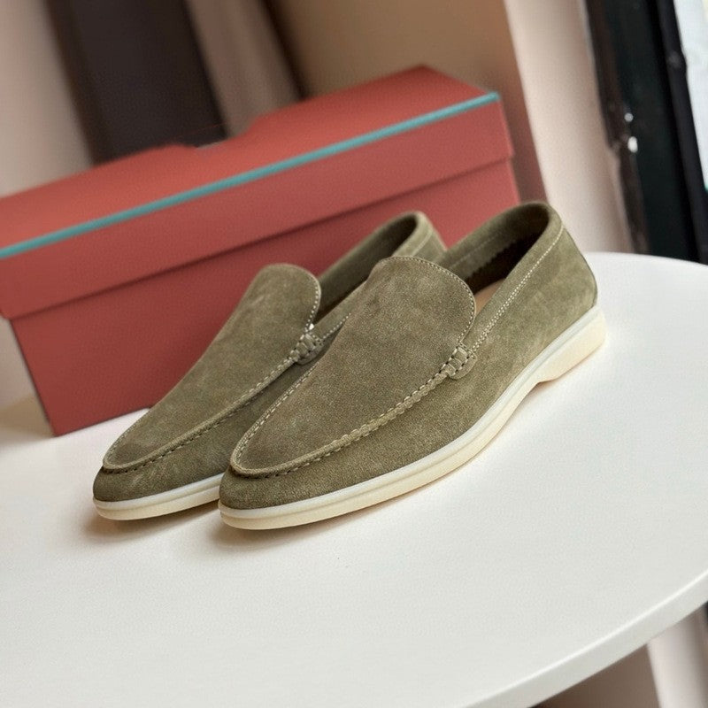 Sableau LP Loafers — Army Green pair