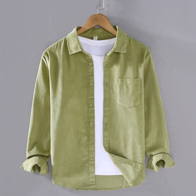 Sableau Corduroy Overshirt - Matcha
