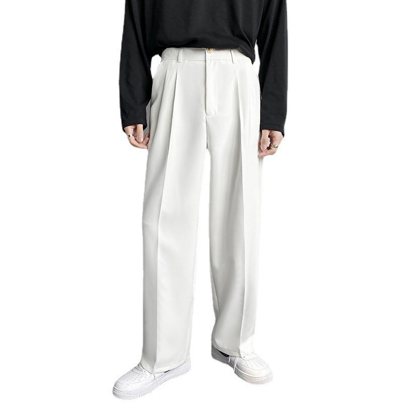 Sableau Ostermalm Pleated Trousers - Off-White, full length