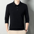 Sableau Knitted Polo - Black