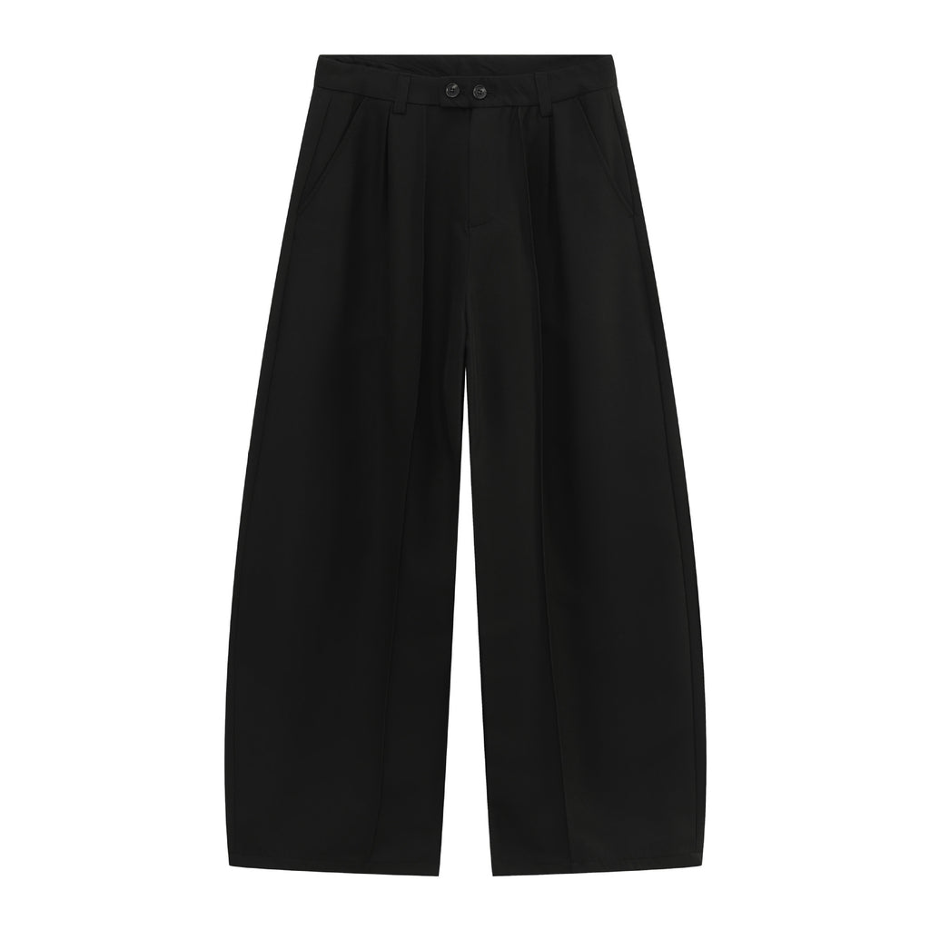 Sableau Norrmalm Pleated Trousers - Black, front