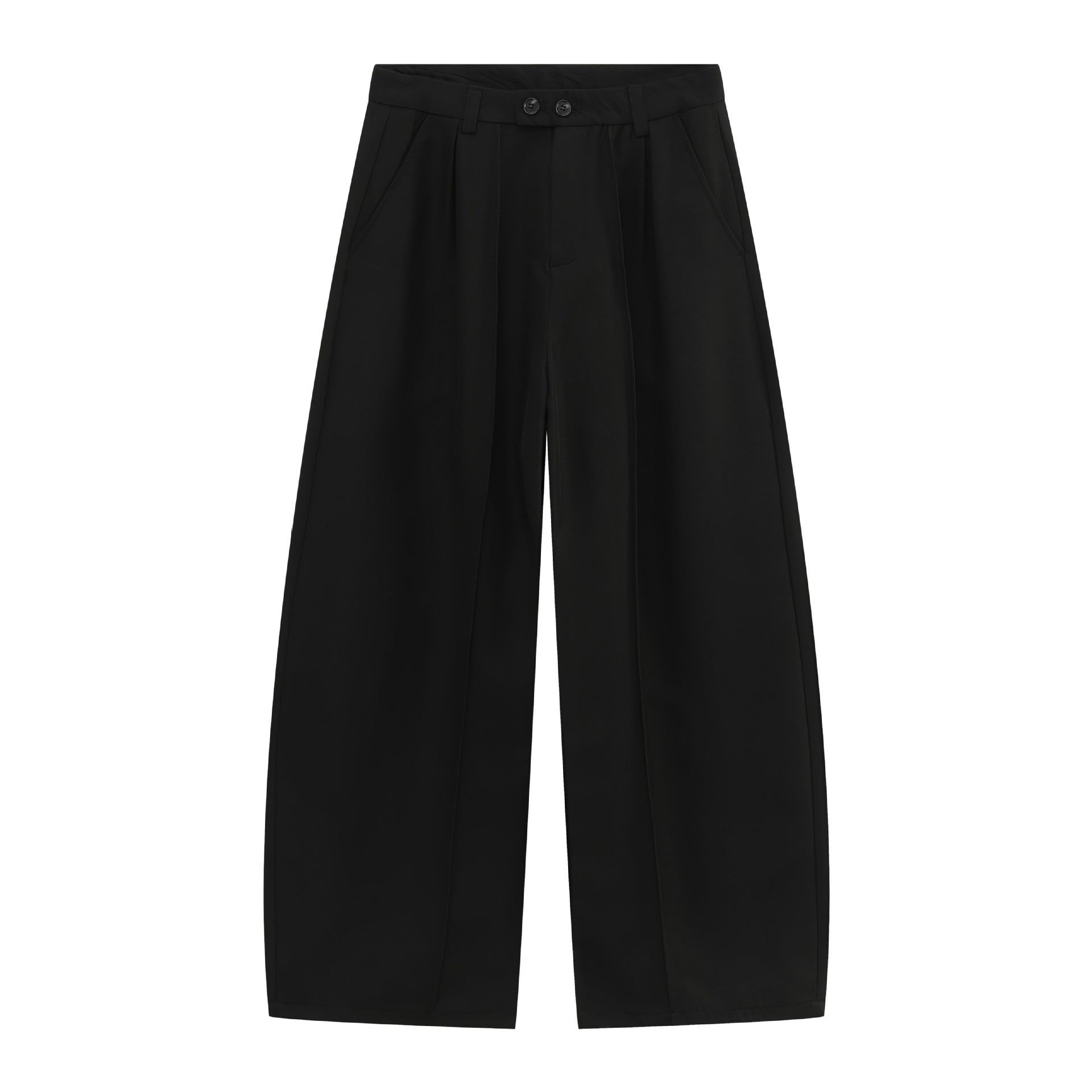 Sableau Norrmalm Pleated Trousers - Black, front