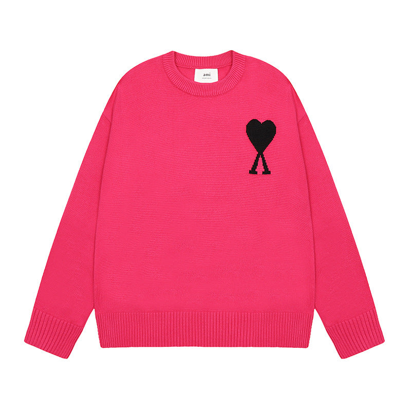Sableau Heart Knit Sweater