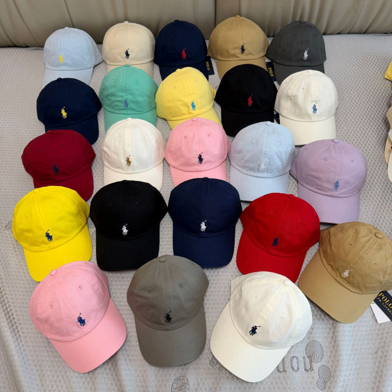 Sableau Polo Cap — Navy Blue & White front