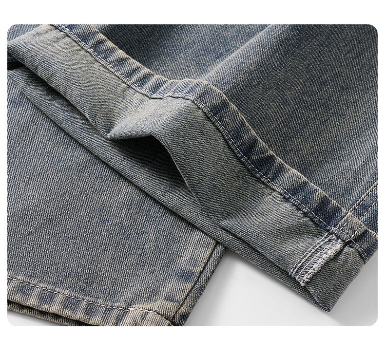 Sableau Bergen Wide-Leg Jeans, hem and leg opening