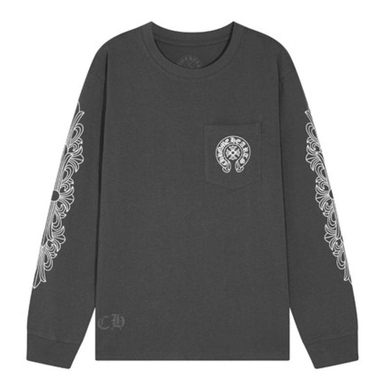 Sableau CH Longsleeve - Grey BF8008, front
