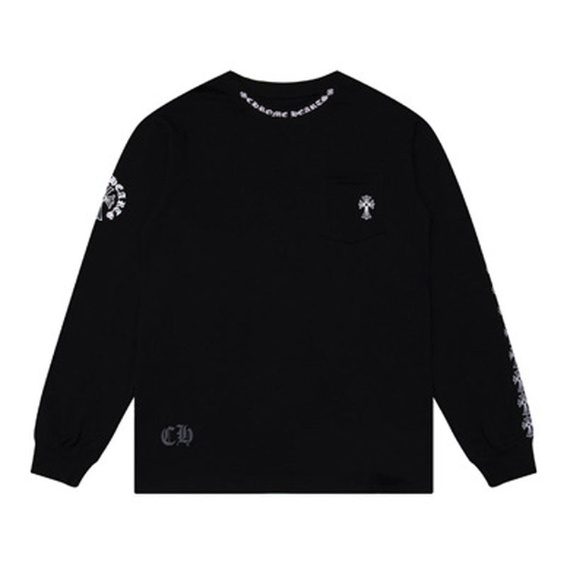 Sableau CH Longsleeve - Black BF9010, front