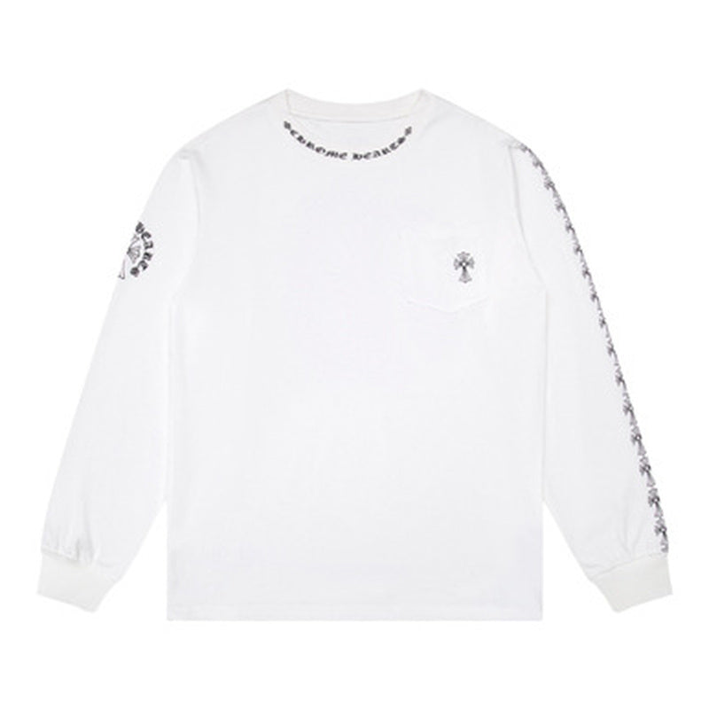 Sableau CH Longsleeve - White BF9010, front