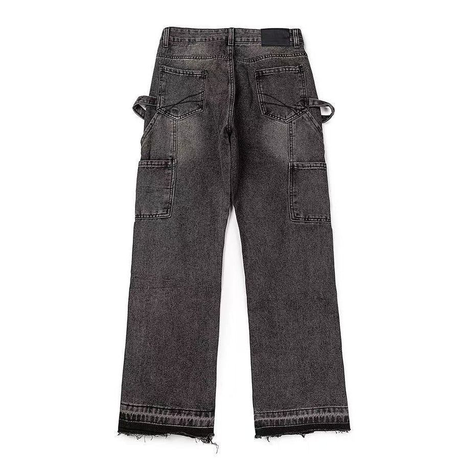 Sableau Panelled Flare Jeans in Black