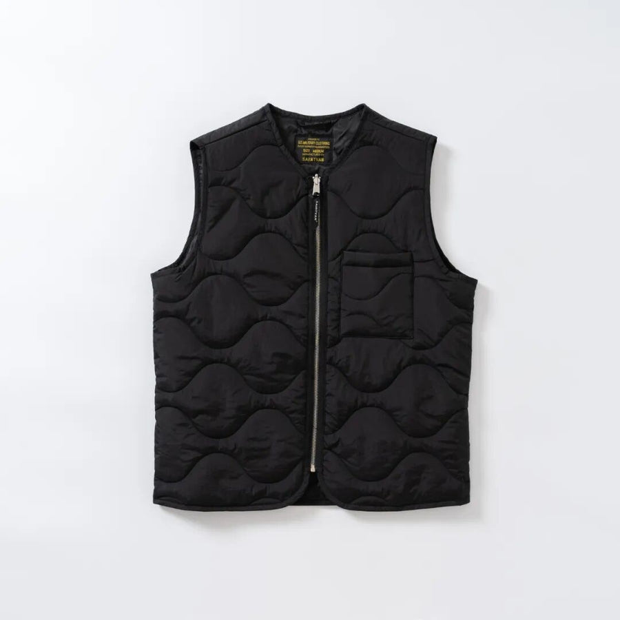 Sableau Quilted Gilet in Black