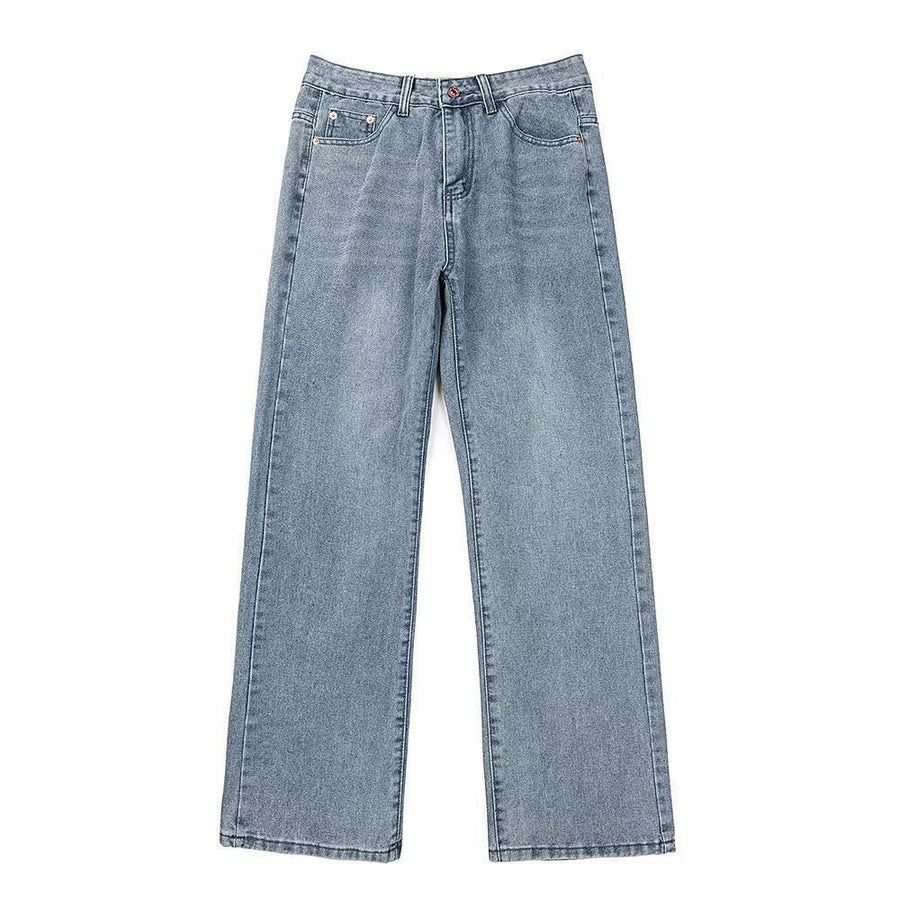 Sableau Panelled Flare Jeans in Blue