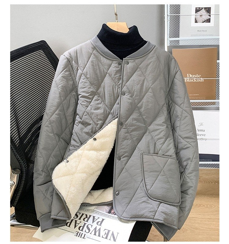 Sableau Reversible Quilted Liner in Grey