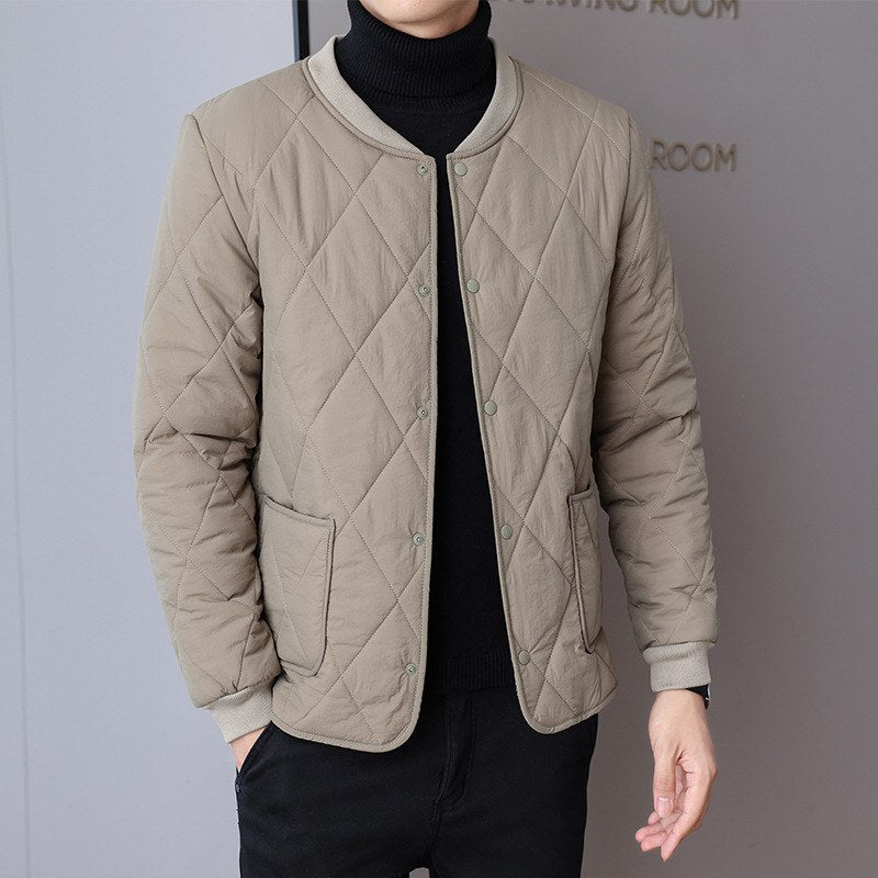 Sableau Quilted Liner Jacket in Khaki