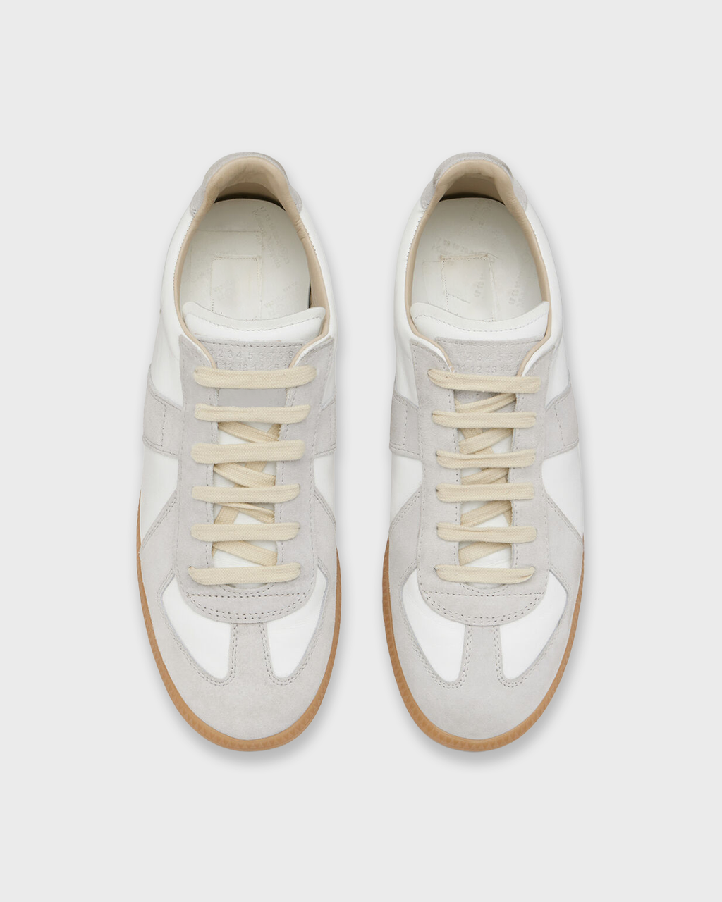 Heritage Court Sneakers - White top view