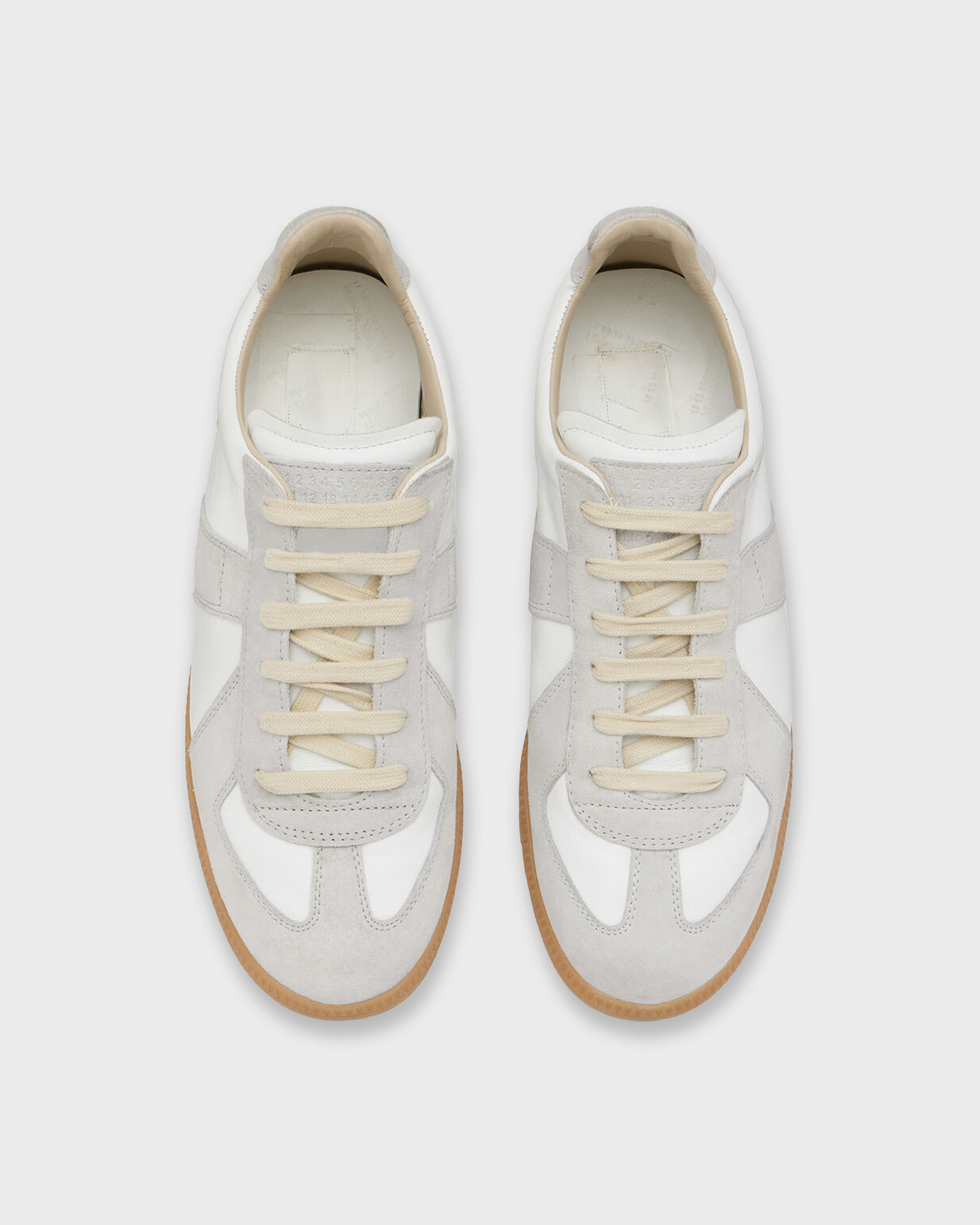 Heritage Court Sneakers - White top view