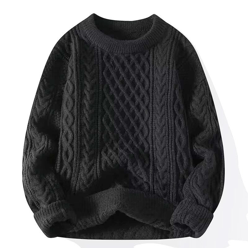 Sableau Aran Cable Knit in Black