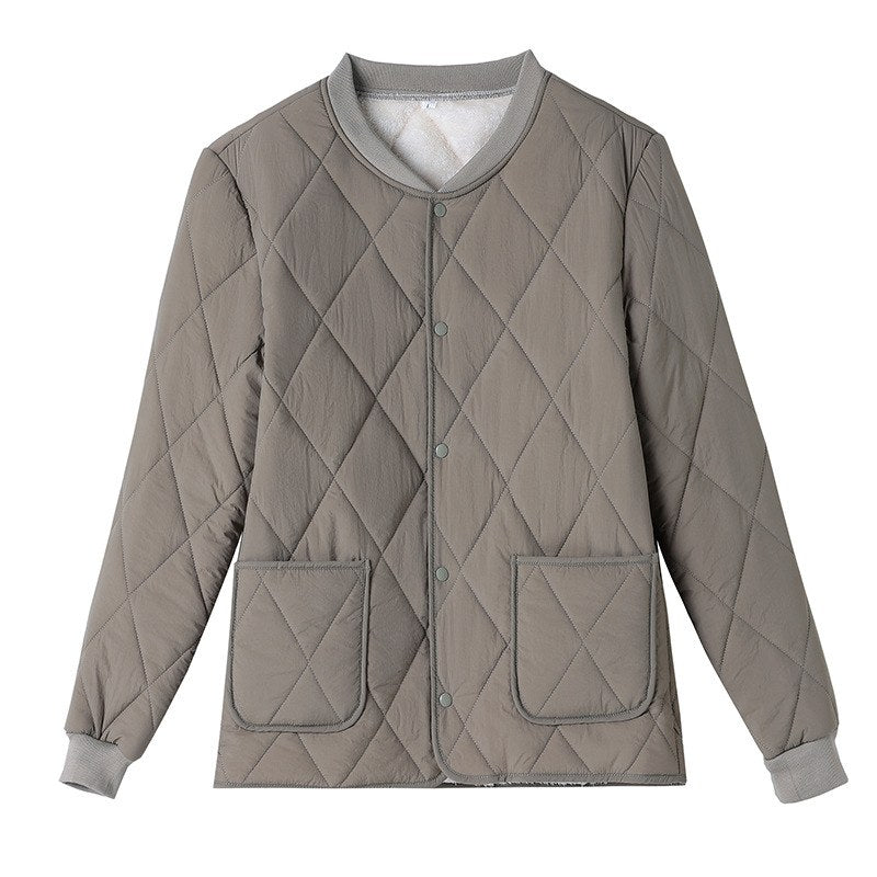Sableau Quilted Liner Jacket in Khaki