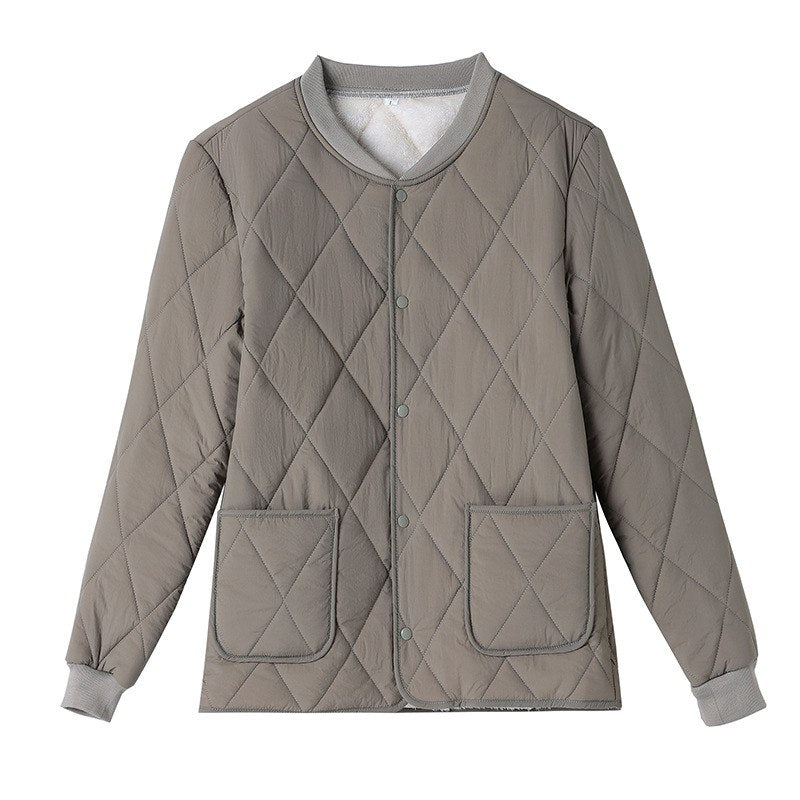 Sableau Reversible Quilted Liner in Grey