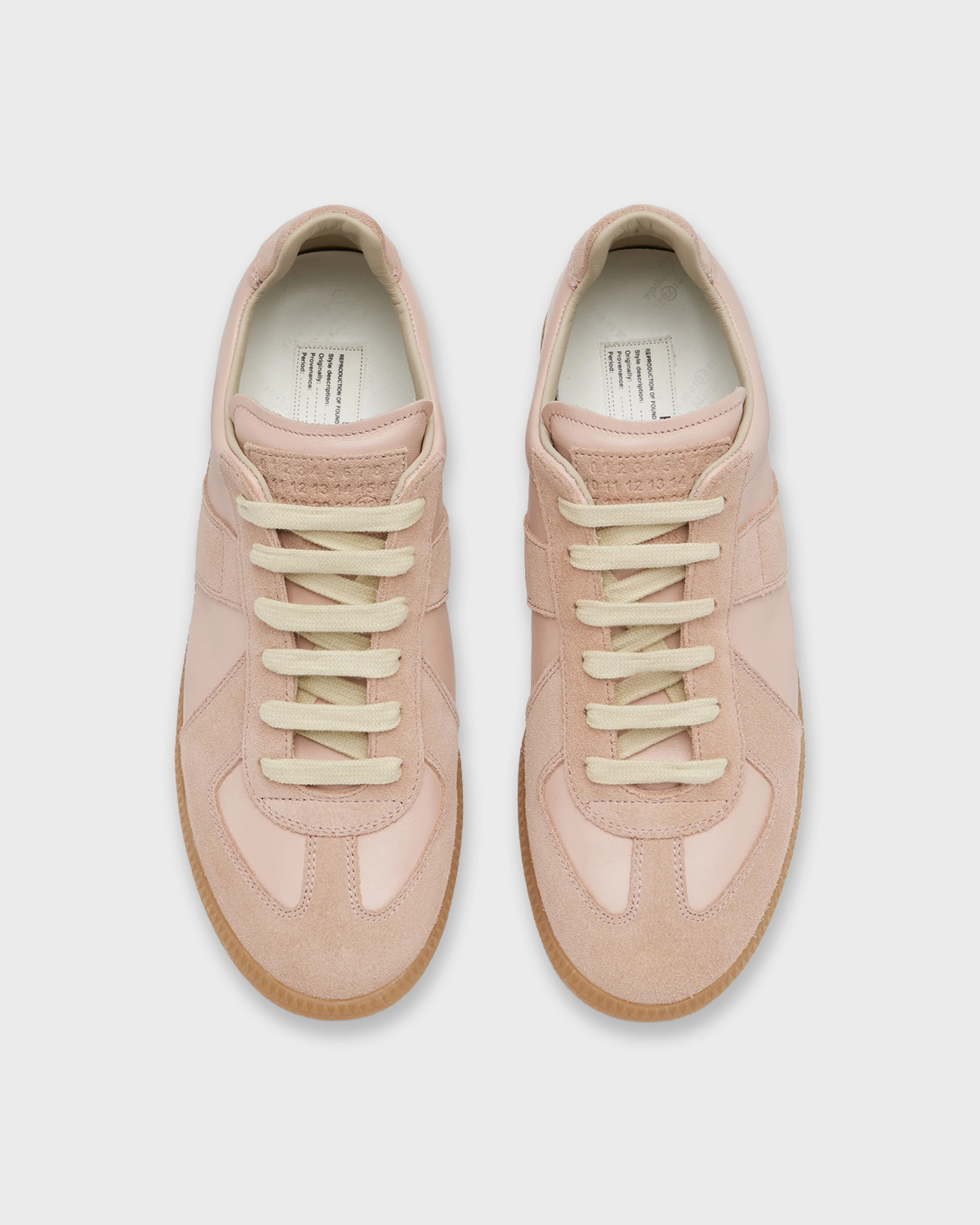 Heritage Court Sneakers - Pink top view