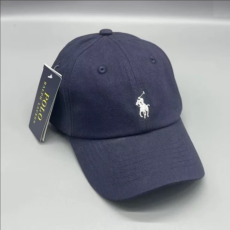 Sableau Polo Cap — Navy Blue & White