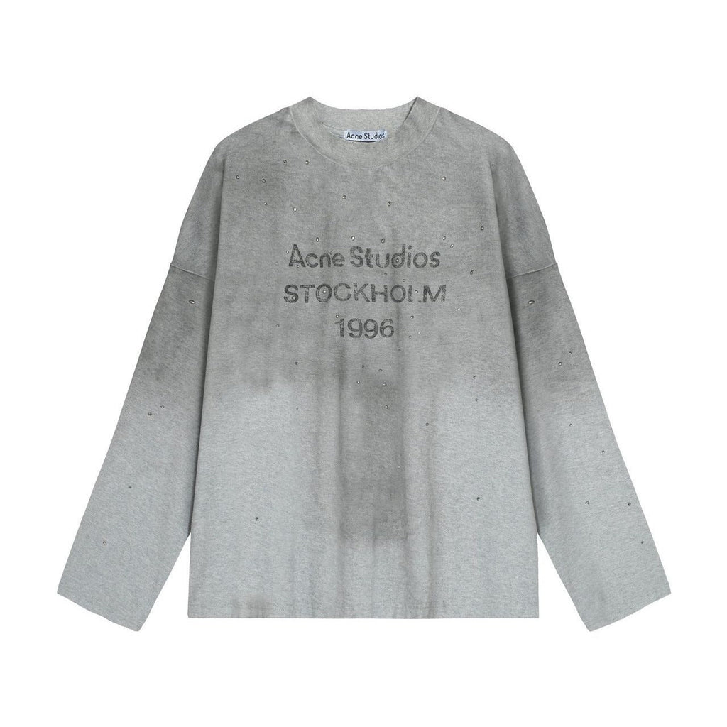 Sableau AS Long Sleeve in Grey — flat lay