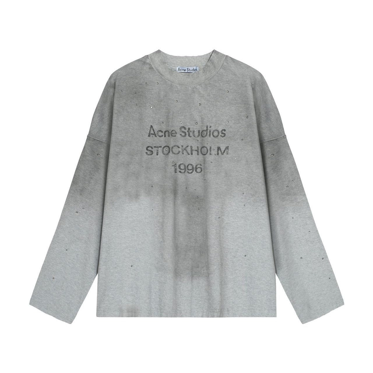 Sableau AS Long Sleeve in Grey — flat lay
