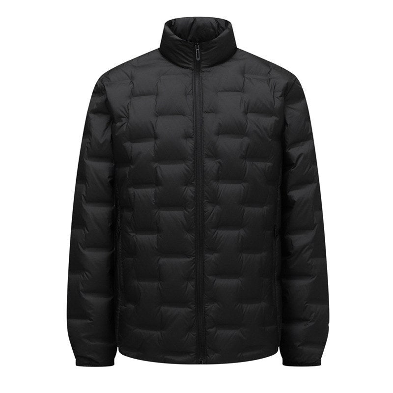 Sableau Quilted Down Jacket in Black