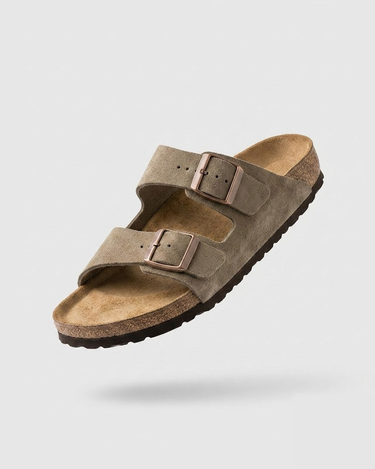 Sableau Cork Slides — Gray Green