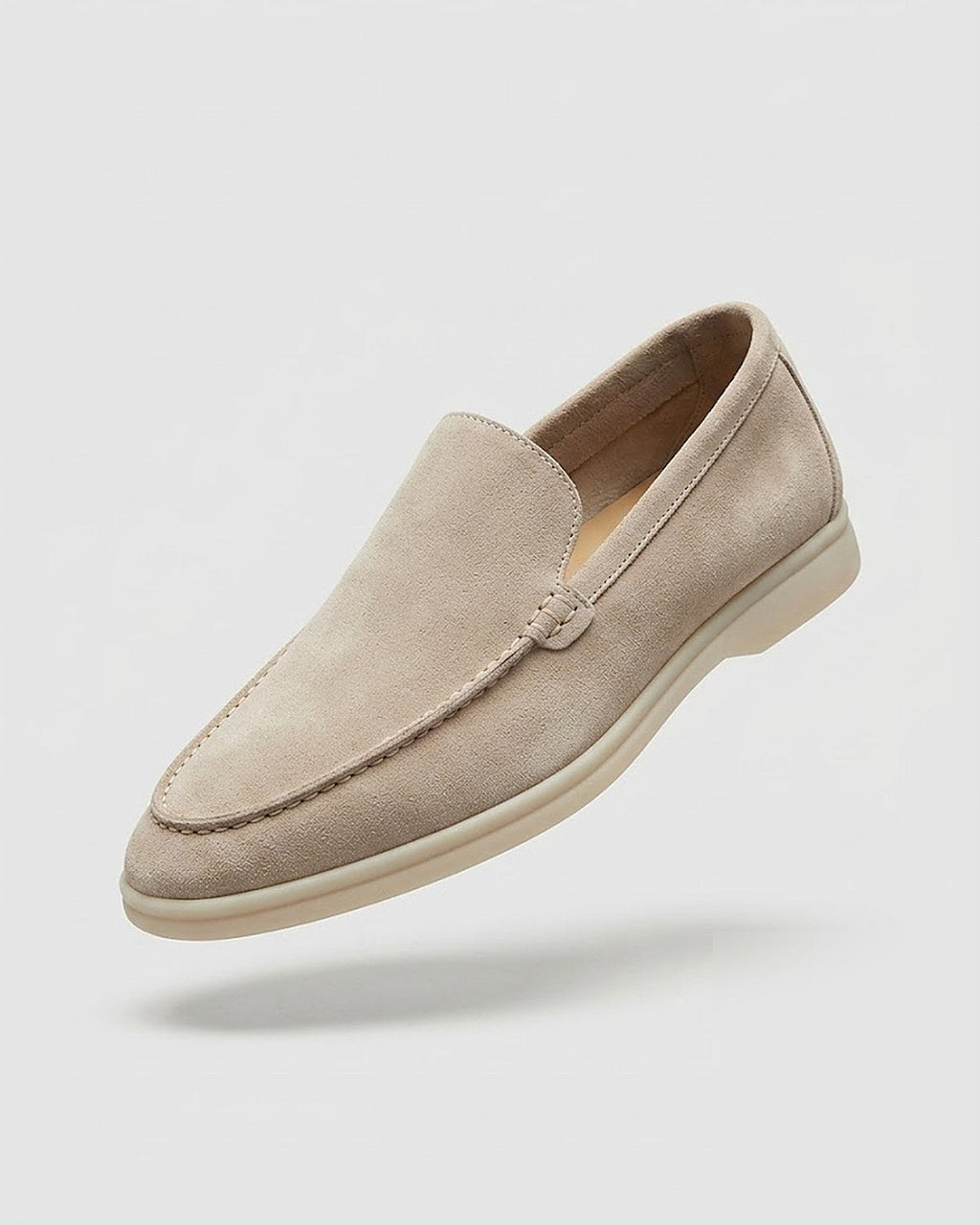 Sableau LP Loafers in Apricot — suede summer loafer
