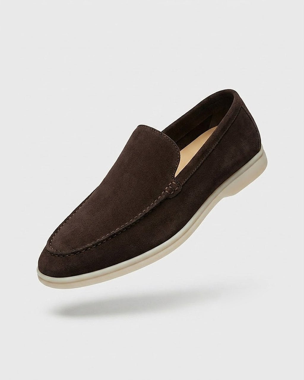 Sableau LP Loafers in Coffee — suede summer loafer