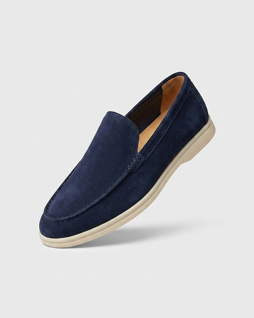 Sableau LP Loafers in Dark Blue — suede summer loafer