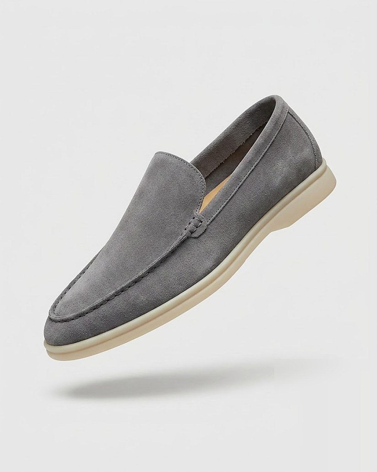 Sableau LP Loafers in Grey — suede summer loafer