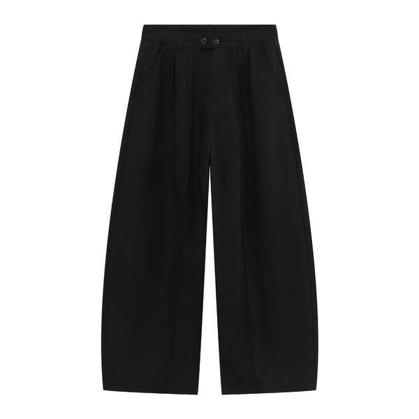 Sableau Norrmalm Pleated Trousers - Black, front
