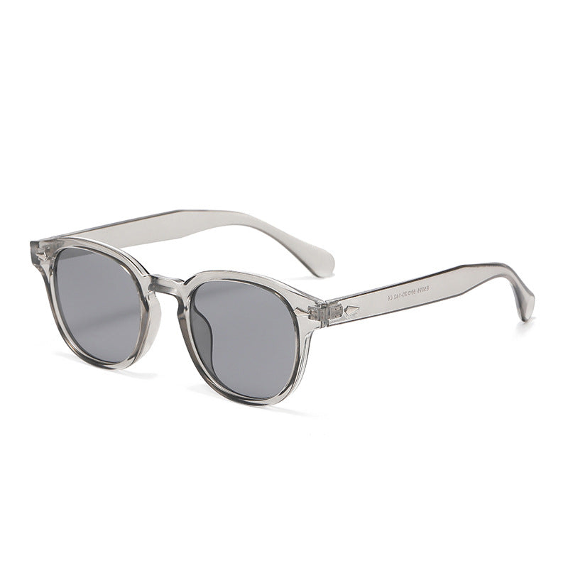 Sableau Round Sunglasses – Crystal Grey