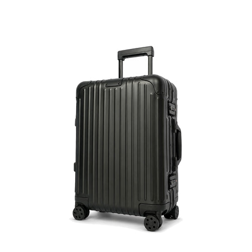 Sableau RW Aluminium Case in Black — three-quarter view on a plain studio backdrop